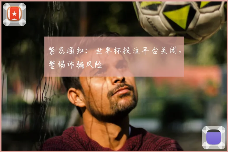 紧急通知：世界杯投注平台关闭，警惕诈骗风险
