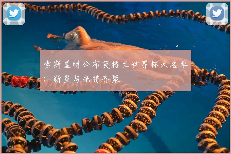 索斯盖特公布英格兰世界杯大名单：新星与老将齐聚