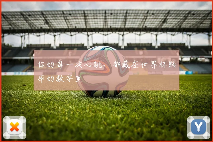 你的每一次心跳，都藏在世界杯赔率的数字里